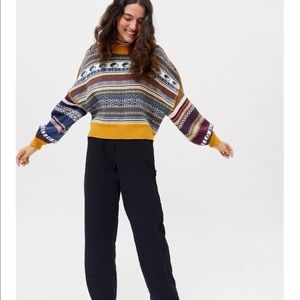 UO BDG Marri Jacquard Ski Sweater